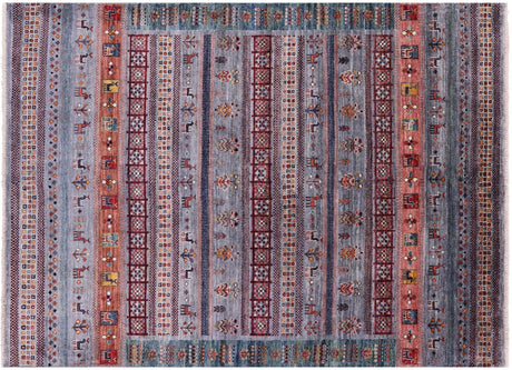 Persian Gabbeh Tribal Hand-Knotted Wool Rug - Manhattan Rugs