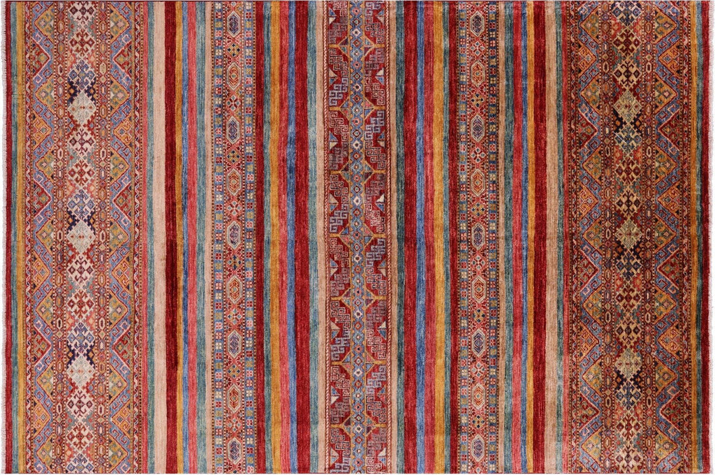 Super Kazak Khorjin Hand-Knotted Wool Rug - Manhattan Rugs