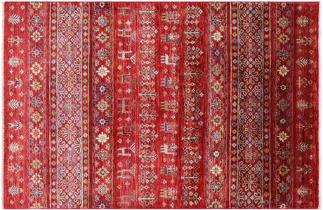 Hand Knotted Tribal Persian Gabbeh Rug - Manhattan Rugs