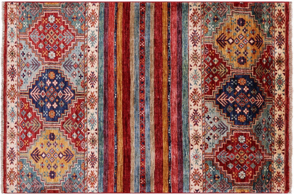 Khorjin Super Kazak Handmade Rug - Manhattan Rugs