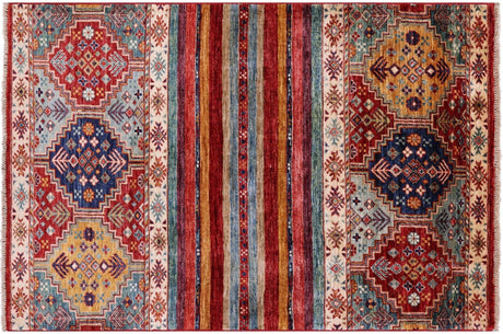 Khorjin Super Kazak Handmade Rug - Manhattan Rugs