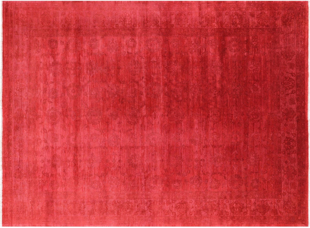 Overdyed Full Pile Handmade Wool Rug - Manhattan Rugs