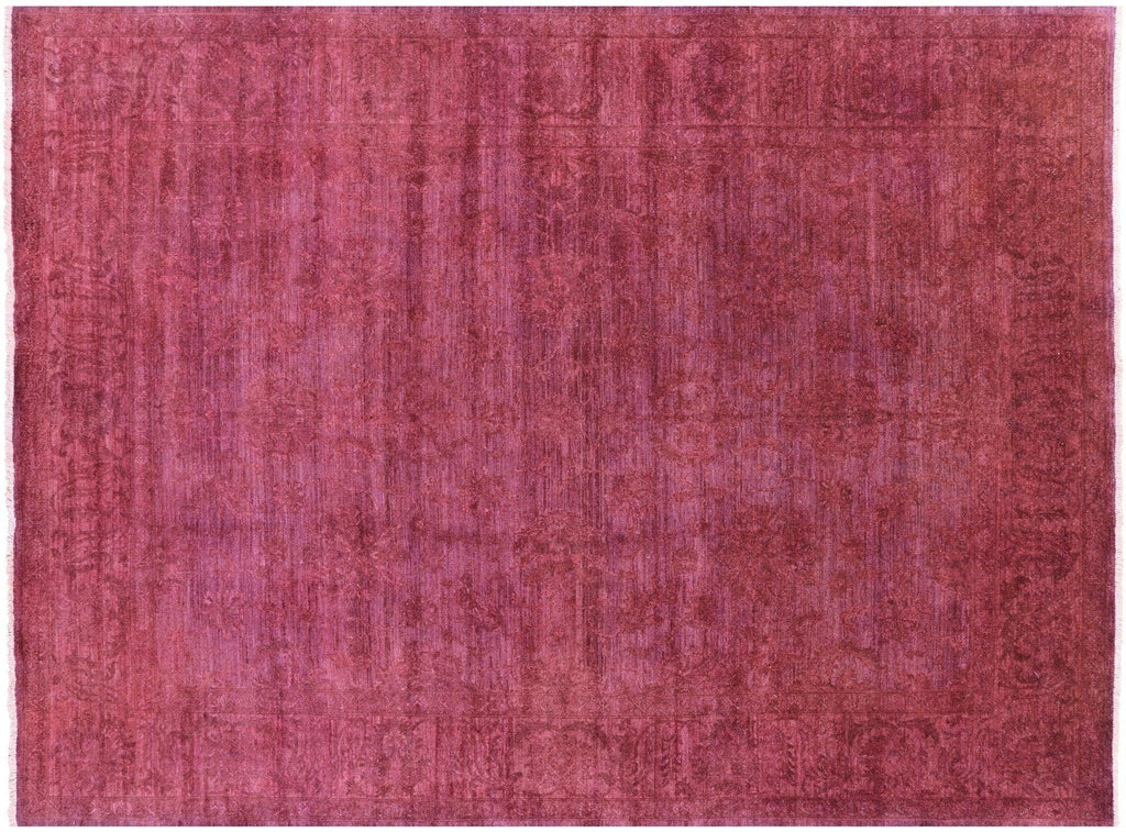 Overdyed Full Pile Handmade Wool Rug - Manhattan Rugs
