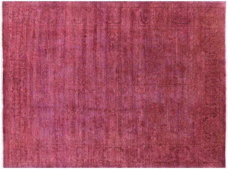 Overdyed Full Pile Handmade Wool Rug - Manhattan Rugs