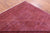 Pink 8' 10" X 11' 9" Overdyed Full Pile Handmade Wool Rug - Q12715