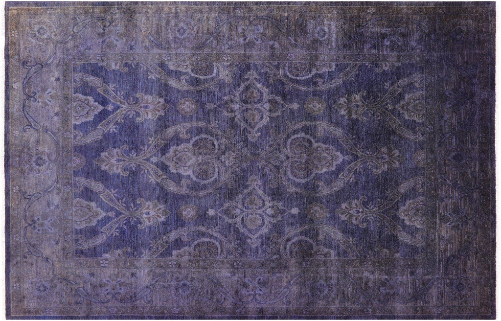 Full Pile Overdyed Hand Knotted Wool Rug - Manhattan Rugs