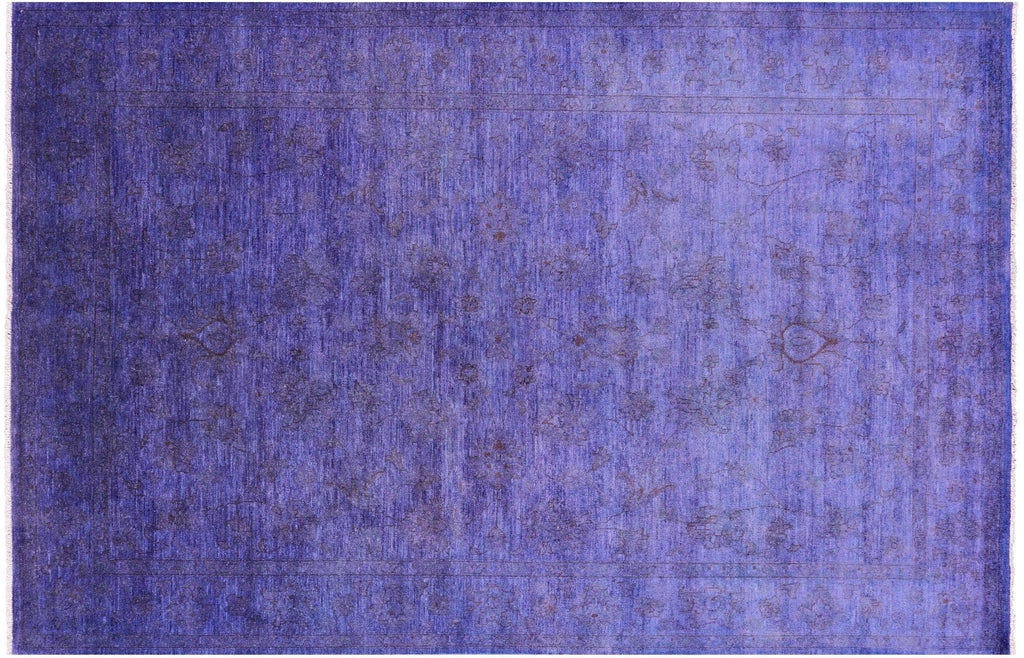 Full Pile Overdyed Hand Knotted Wool Rug - Manhattan Rugs