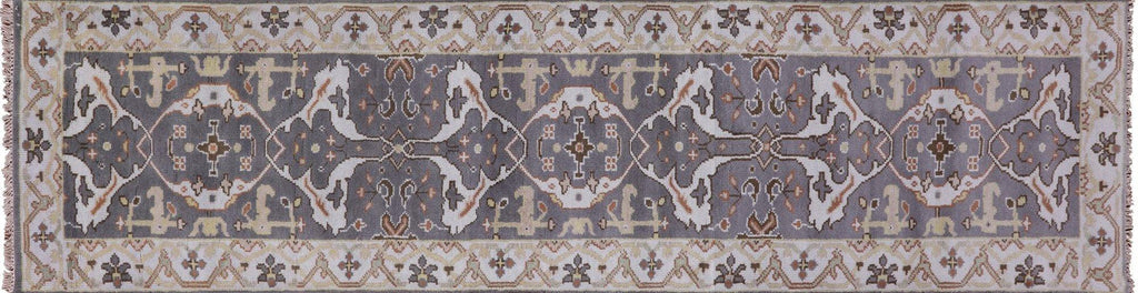 Oushak Hand Knotted Wool Runner Rug - Manhattan Rugs