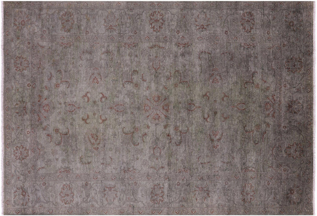 Overdyed Full Pile Hand-Knotted Wool Rug - Manhattan Rugs