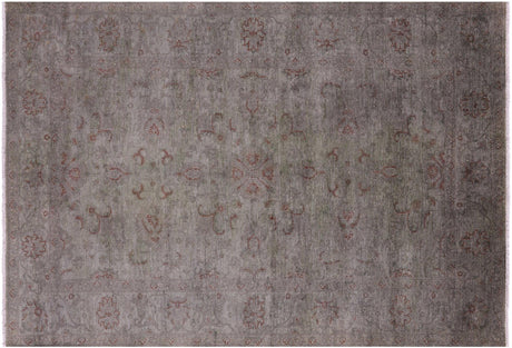 Overdyed Full Pile Hand-Knotted Wool Rug - Manhattan Rugs