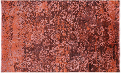 Modern Hand-Knotted Wool & Silk Rug - Manhattan Rugs