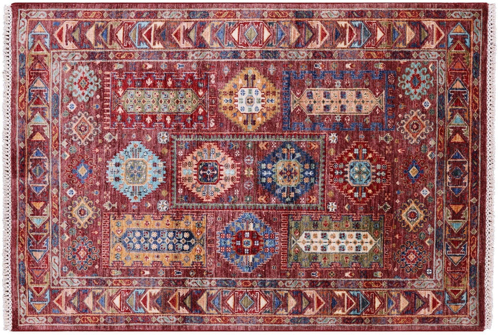 Fine Turkmen Ersari Hand Knotted Wool Rug - Manhattan Rugs