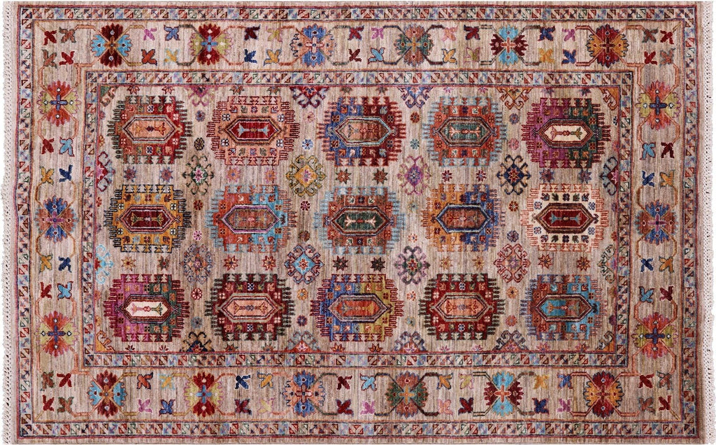 Fine Turkmen Ersari Hand Knotted Rug - Manhattan Rugs
