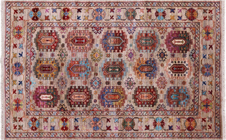 Fine Turkmen Ersari Hand Knotted Rug - Manhattan Rugs