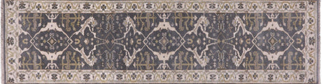 Oushak Runner Hand Knotted Rug - Manhattan Rugs