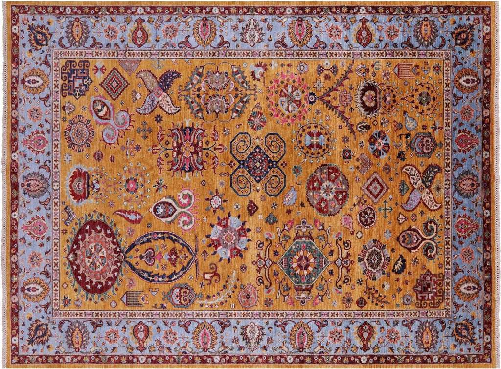 Persian Tabriz Hand Knotted Wool Rug - Manhattan Rugs