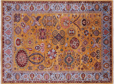 Persian Tabriz Hand Knotted Wool Rug - Manhattan Rugs