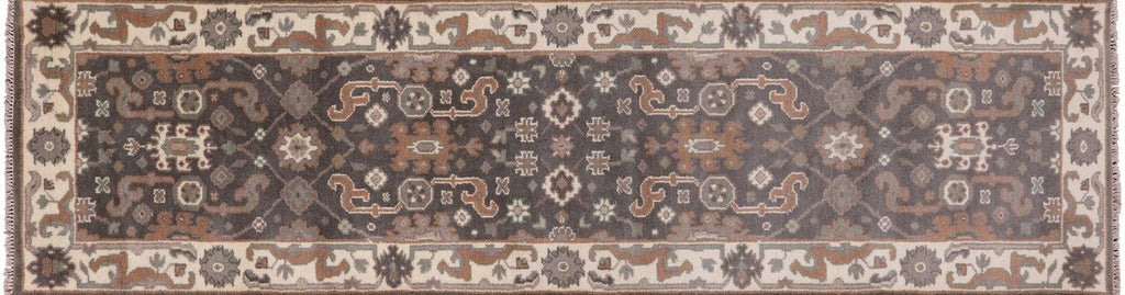Oushak Hand Knotted Wool Runner Rug - Manhattan Rugs