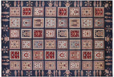 Persian Garden Design Handmade Wool Rug - Manhattan Rugs