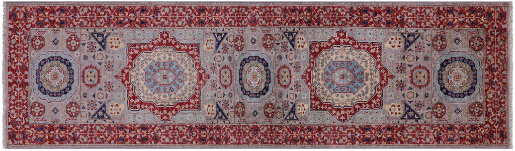 Mamluk Hand-Knotted Wool Runner Rug - Manhattan Rugs