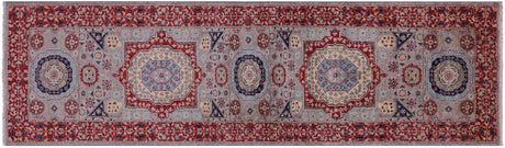 Mamluk Hand-Knotted Wool Runner Rug - Manhattan Rugs