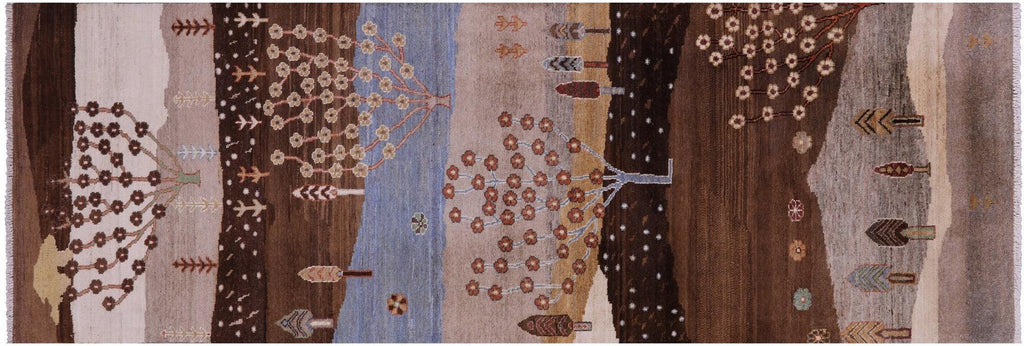 Runner Persian Gabbeh Tribal Handmade Rug - Manhattan Rugs