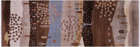 Runner Persian Gabbeh Tribal Handmade Rug - Manhattan Rugs