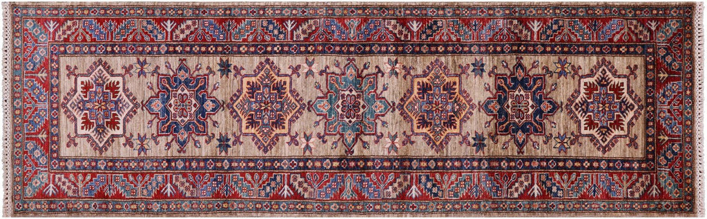 Runner Hand Knotted Super Kazak Wool Rug - Manhattan Rugs