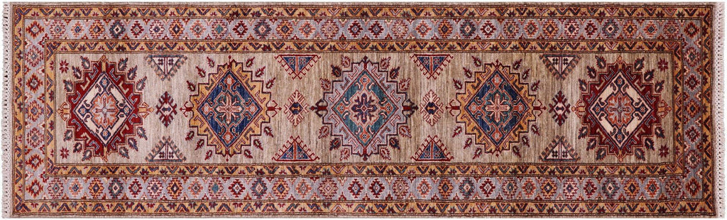 Runner Super Kazak Hand Knotted Wool Rug - Manhattan Rugs
