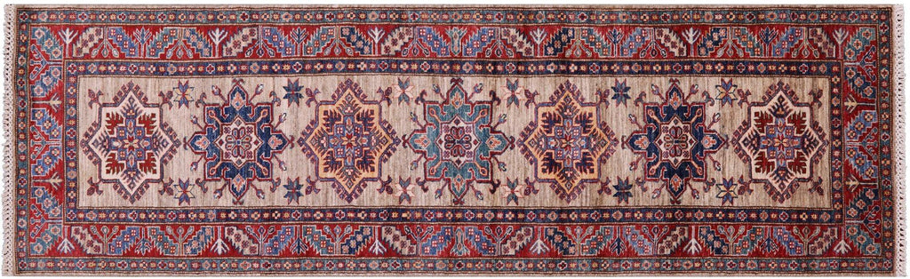 Runner Super Kazak Hand-Knotted Rug - Manhattan Rugs