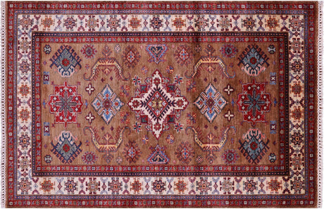 Handmade Super Kazak Wool Rug - Manhattan Rugs