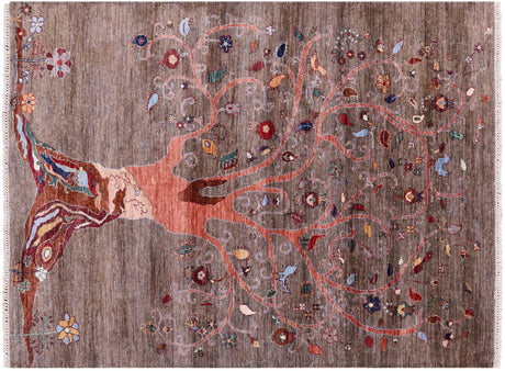 Tribal Persian Gabbeh Handmade Wool Rug - Manhattan Rugs