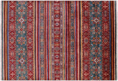 Super Kazak Khorjin Hand-Knotted Wool Rug - Manhattan Rugs