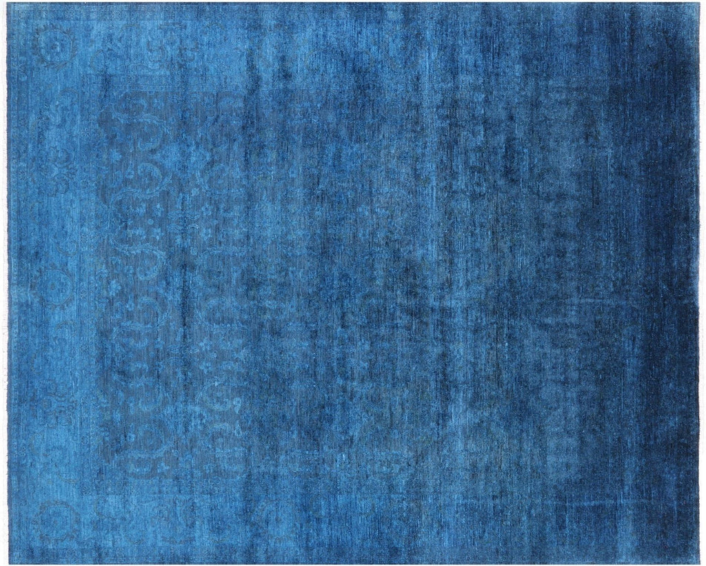 Full Pile Overdyed Hand Knotted Wool Rug - Manhattan Rugs