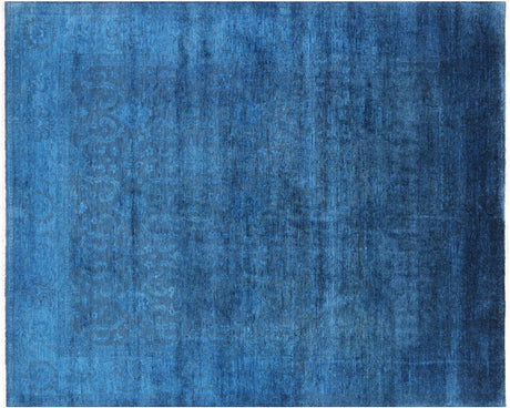 Full Pile Overdyed Hand Knotted Wool Rug - Manhattan Rugs