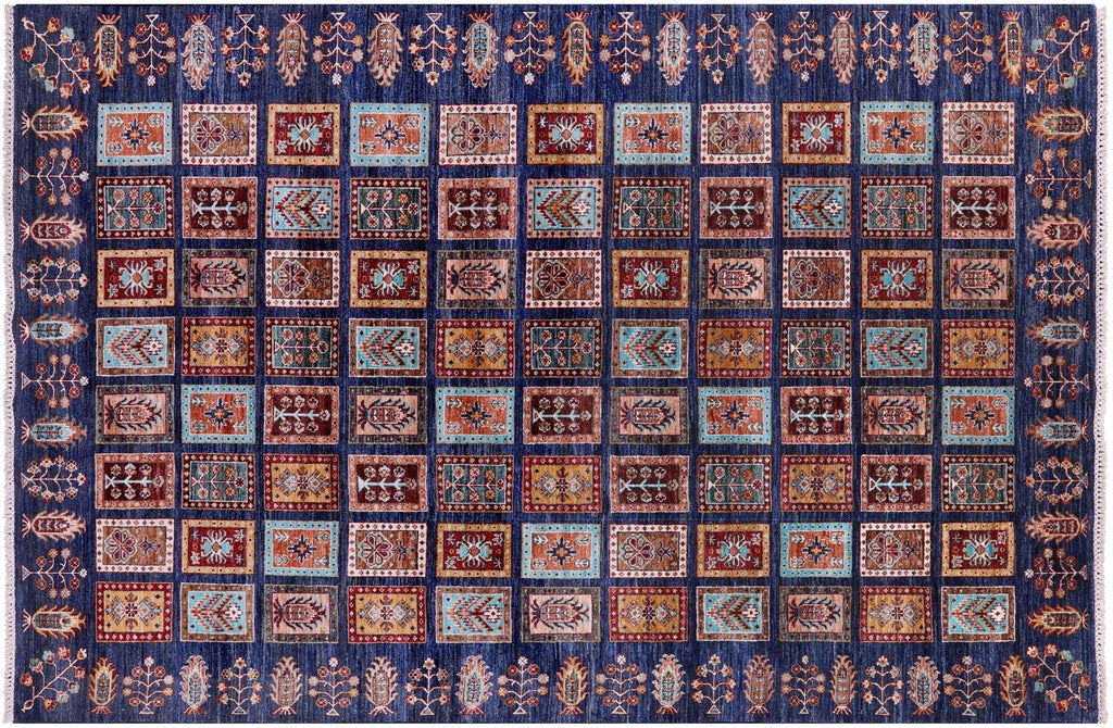 Persian Garden Design Hand-Knotted Wool Rug - Manhattan Rugs