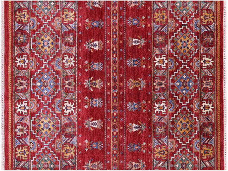 Super Kazak Khorjin Hand-Knotted Rug - Manhattan Rugs
