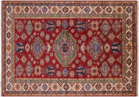 Super Kazak Hand Knotted Wool Rug - Manhattan Rugs