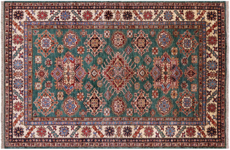 Super Kazak Hand-Knotted Wool Rug - Manhattan Rugs