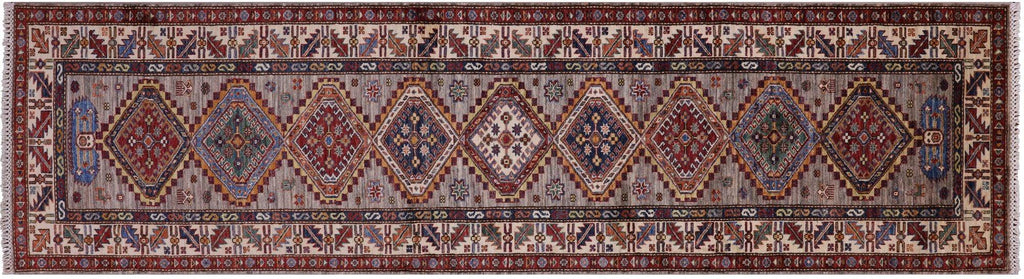 Runner Super Kazak Hand-Knotted Wool Rug - Manhattan Rugs