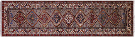 Super Kazak Handmade Wool Runner Rug - Manhattan Rugs