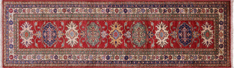 Super Kazak Hand Knotted Runner Rug - Manhattan Rugs