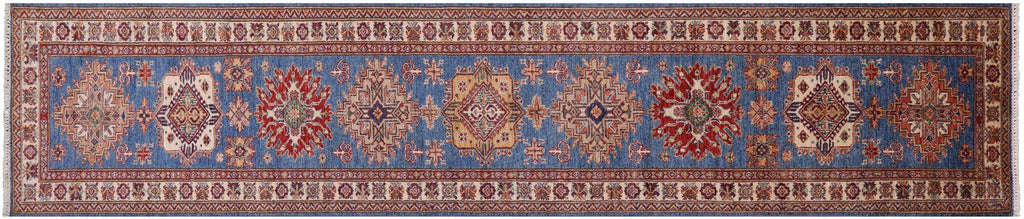 Runner Super Kazak Handmade Wool Rug - Manhattan Rugs