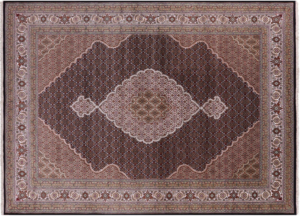 Persian Tabriz Handmade Wool & Silk Rug - Manhattan Rugs