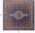 Square Persian Tabriz Wool & Silk Hand Knotted Rug - Manhattan Rugs