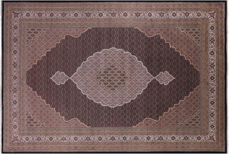 Persian Tabriz Hand-Knotted Wool & Silk Rug - Manhattan Rugs
