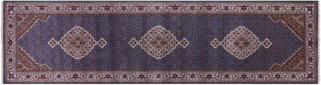 Wool & Silk Persian Tabriz Handmade Runner Rug - Manhattan Rugs