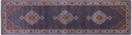 Wool & Silk Persian Tabriz Handmade Runner Rug - Manhattan Rugs