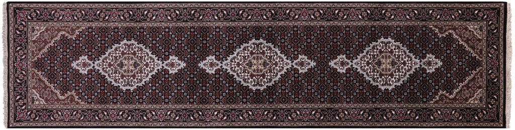 Runner Persian Tabriz Handmade Wool & Silk Rug - Manhattan Rugs