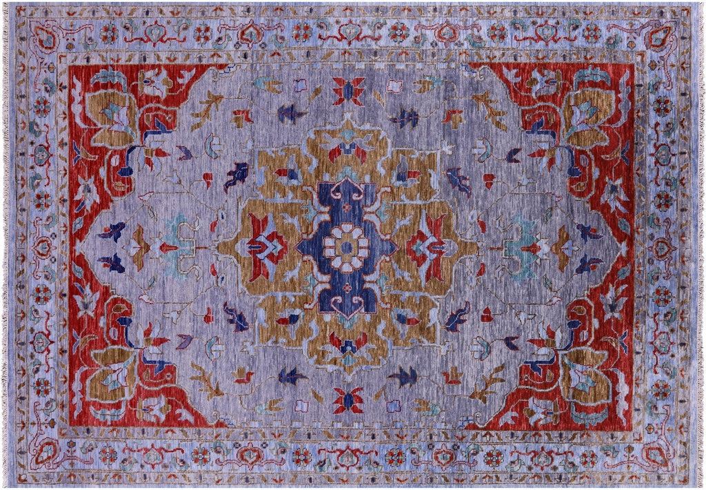 Persian Heriz Serapi Handmade Rug - Manhattan Rugs